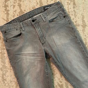 Bonobos premium stretch denim, gray wash jeans in tailored fit - 33/34